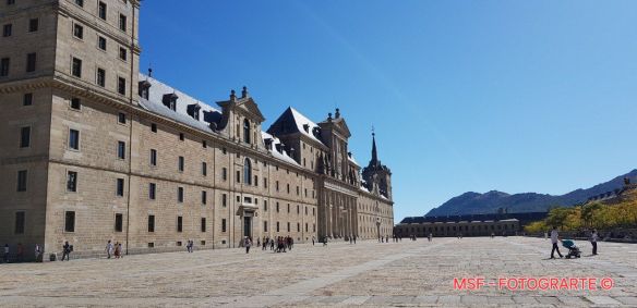 Real Monasterio del Escorial: Fachada principal. Comunidad de Madrid. España.