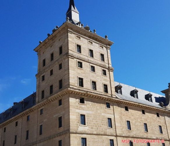 Torre. Real Monasterio de San Lorenzo del Escorial. Comunidad de Madrid. España.