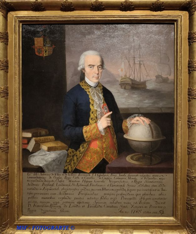 Antonio de Ulloa. José Roldán y Martínez. Siglo XIX. Museo Naval.